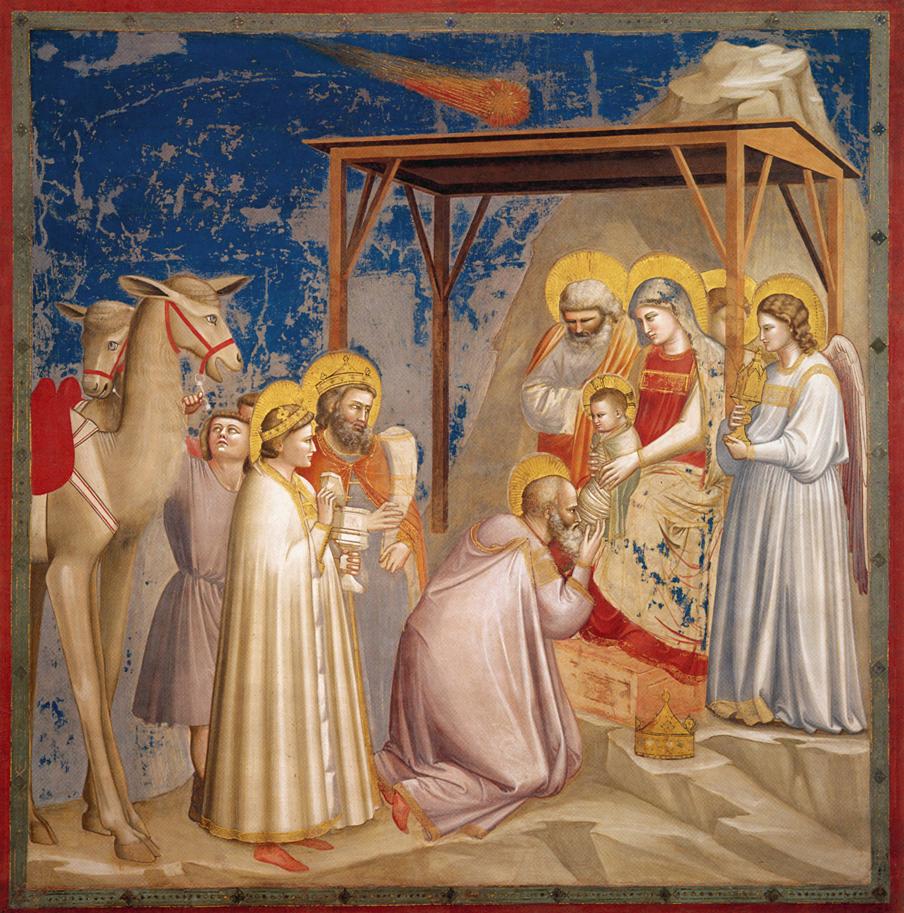 Giotto Pokłon trzech króli obraz