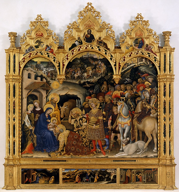 Gentile da Fabriano - Pokłon trzech króli obraz reprodukcja10