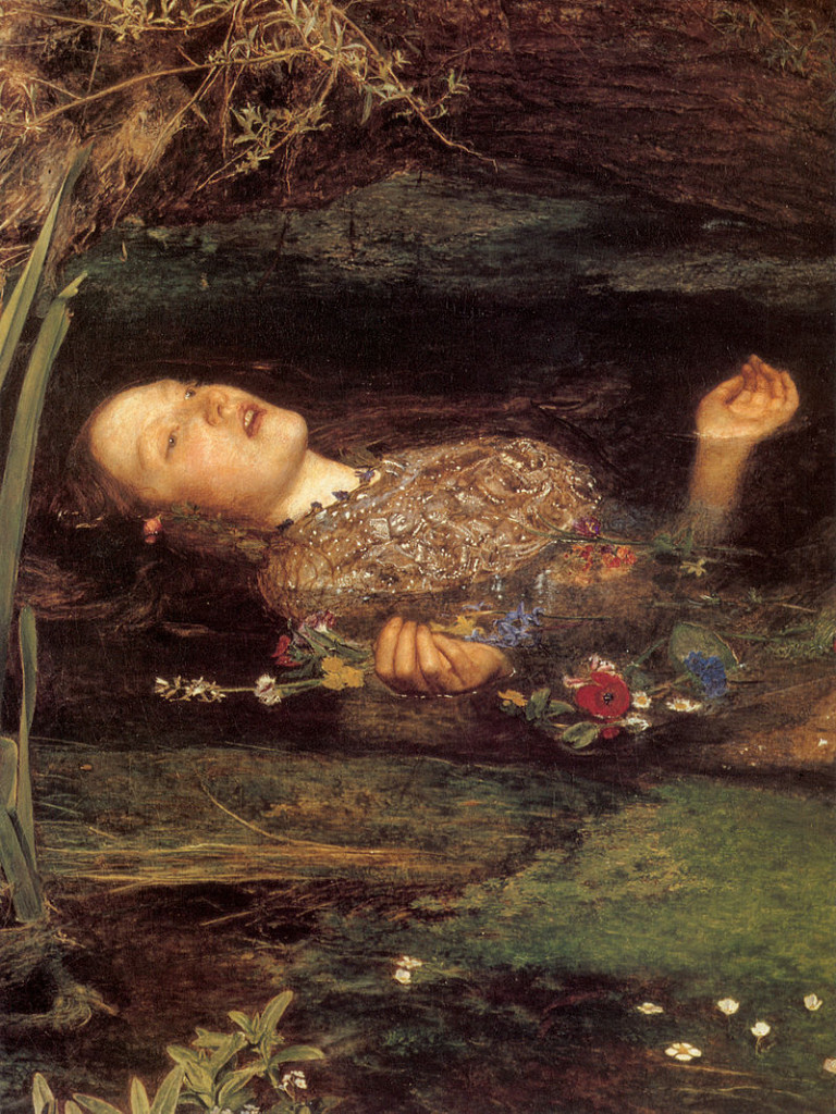 Prerafaelici, Ofelia, John Everett Millais