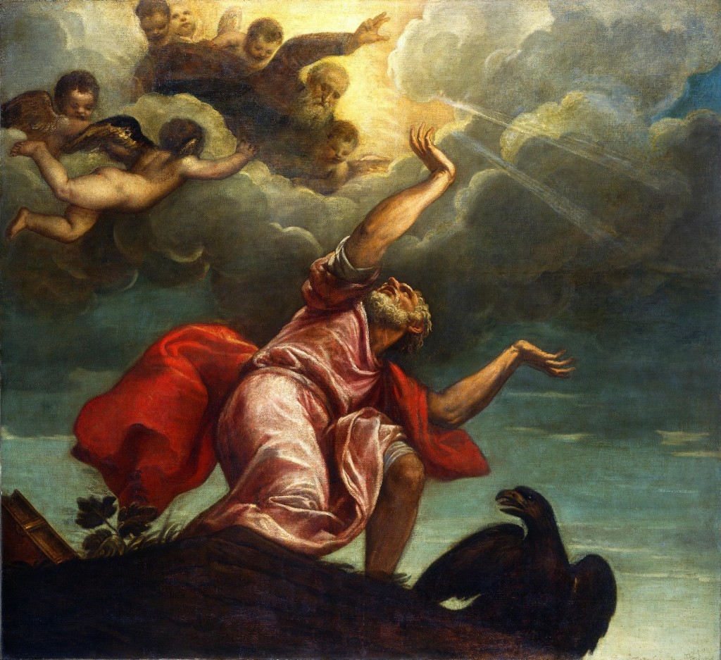 Tycjan, Święty Jan Ewangelista na Patmos, reprodukcje dawnych mistrzów malarstwa
