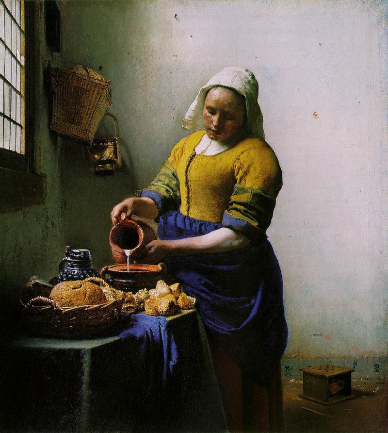 10 najsłynniejszych obrazów świata - Vermeer Mleczarka 