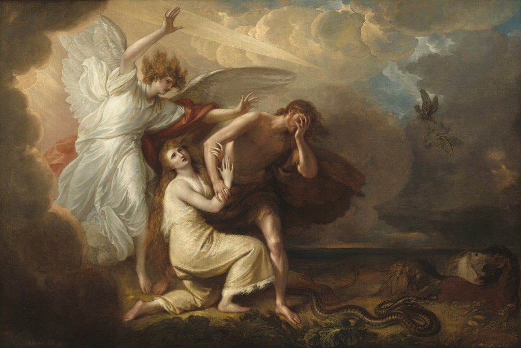 obraz „Wygnanie Adama i Ewy z Raju"