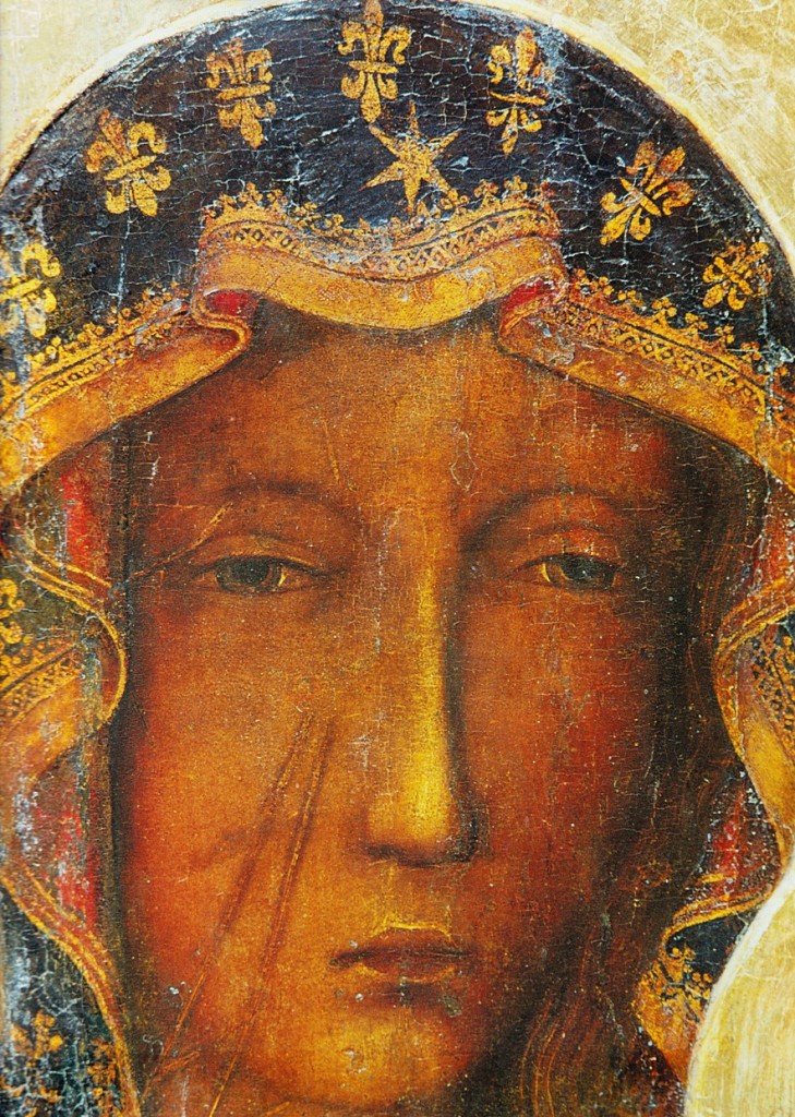 Obraz Matki Boskiej Częstochowskiej Czarna Madonna obrazy olejne malarstwo polskie religijne